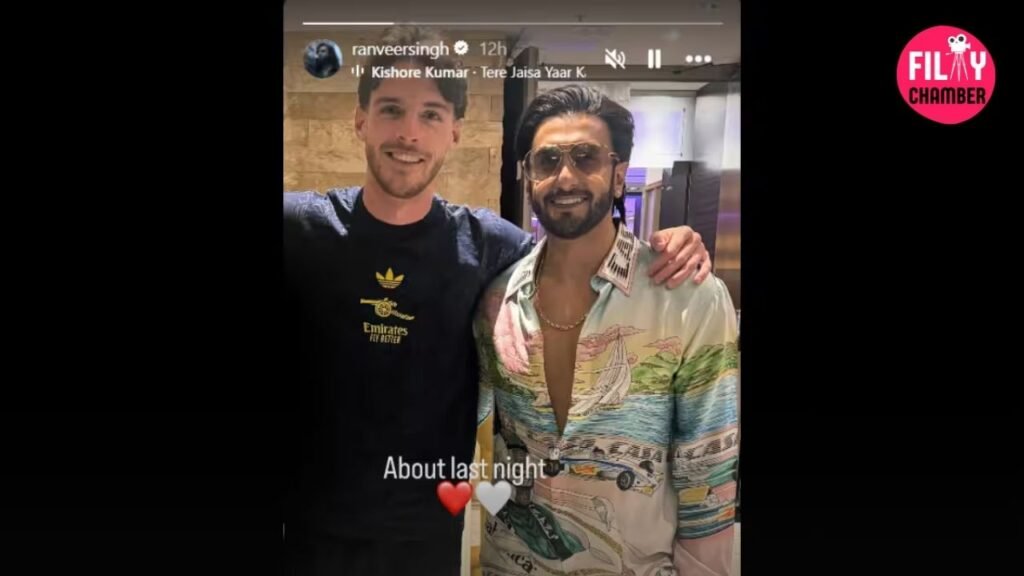 Ranveer Singh with Declan Rice